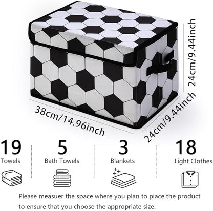 Stackable Clothes Storage Bins with Lids,Closet Organizers Fabric Cat Printing Box for Home and Office,Blanket Clothes Organizers,Under Bed Storage Containers 3 Pack.