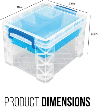 AVT37375 - Advantus Super Stacker Divided Storage Box