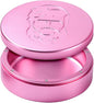 3.0inchBEIJIATE Magnetic Metal Can, Holder, Metal Container, Carved Tin with Magnetic Closure, Aluminum Container, Slim Pouch Can, zyn metal can,zyn container Storage Box Set (Pink)