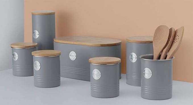 Typhoon Living Grey Pasta Storage Jar 2.5Litre