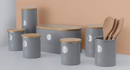 Typhoon Living Grey Pasta Storage Jar 2.5Litre