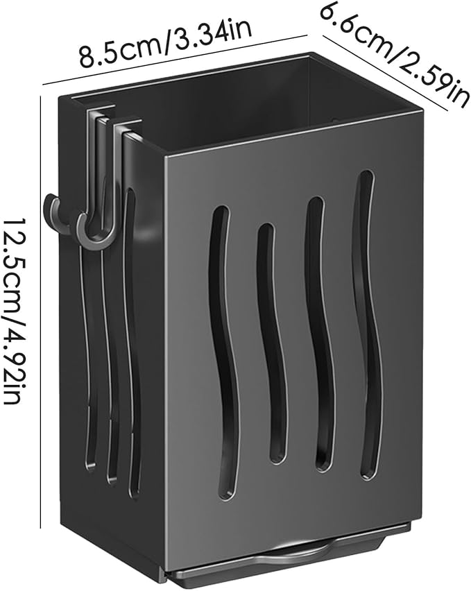 Wall Mounted Cutlery Holder Rack - Chopstick Display Rack | Utensil Drying Rack | Punch- Chopstick Storage Rack | Freestanding Organizer Rack Multifunctional For Spoons And Chopstick