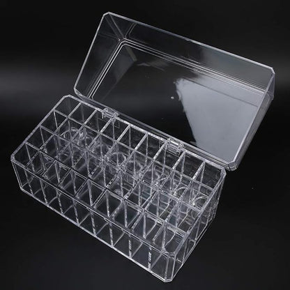 Dioche 36 Grid Dust Proof Lipstick Storage Organizer Rack, Made of Acrylic Material, Neat and Tidy for Lipstick Cosmetics Earrings, Dioche8c4oazgv2t