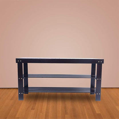 3 Tier Bamboo Shoe Racks,Narrow Vertical Shoes Rack,Freestanding Shoe Organizer Shelf,Shoe Racks Storage Organizer,with Shelves,for Closet, Entryway, Front Door Entrance, Bedroom, Hallway (Coffee)