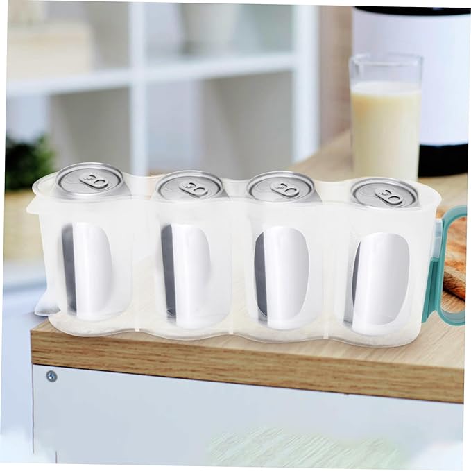 Beverage Can Storage Organizer Refrigerator Soda Container Drink Organizer for Fridge Can Holder Kitchen Pantry