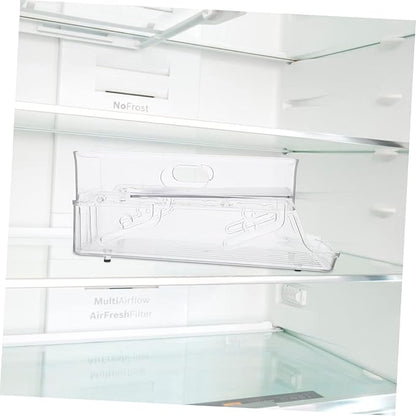 STOBAZA Fridge Organization Beverage Dispenser Double Layer Can Holder Straw Dispenser Kitchen Organizers Drink Organizer