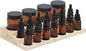 BENECREAT 3-Tier Essential Oil Display Stand, Wooden Essential Oil Organizer, Tabletop Storage Rack for 5-20ml Bottles, Nail Polish Compact Shelf, 6.7x11.8x2 inches
