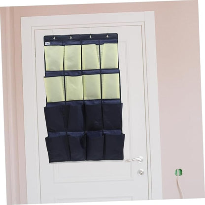 Hemobllo Over The Door Shoe Organizer Bag Oxford Hanging Storage for Closet Bedroom Bathroom Multi Purpose Shoe Storage