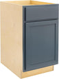 Quicklock RTA (Ready-to-Assemble) | Base Kitchen Cabinets - Shaker Style | Made in America (Needlepoint Navy, 21" Wx34.5 Hx24 D Base)