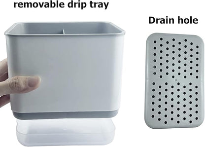 Kitchen Utensil Holder for Countertop Cutlery Holder Cutlery Drainer Flatware Organizer Utensil Crock Holder Caddy