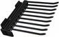 Pull Out Pants Rack, 9 Arms Aluminum Alloy Slid Pant Rack, Closet Pants Organizer Load 51lbs Pull Out Trousers Rack Sizes L 17.7in h 5.5 in w 13.4in (Left-Side Installation)