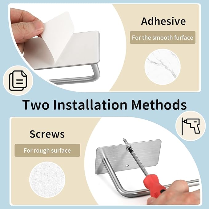 Hat Racks for Baseball Caps 4 Pack, Stainless Steel Adhesive Hat Hanger Hooks Holder for Wall, Multi-Purpose Strong Hook Organizer Can Hold More Than 40 Hats for Door/Closet