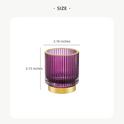 Makeup Brush Holder Organizer,Toothbrush Holders,Desk Pen Pencil Holder,Multifunctional Vintage Glass Brush Cup(A3-31-US)