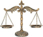 Owlgift Vintage Style Metal Libra Jewelry Display, Scale Tray Cosmetic Organizer, Jewelry Storage, Unique Centerpiece Stand – Bronze