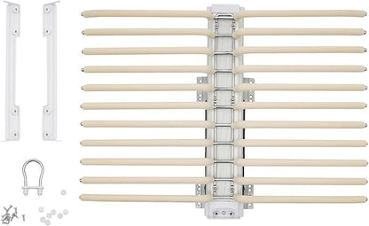 Pull Out Trousers Rack Pants Hanger Bar, 22 Arms Steel Pull Out Pants Rack,Top-Mounted Jeans Pants Clothes Organizers Hanger for Displaying & Storing Trousers,Towels