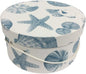 Sarah's Hat Boxes Classic Shells Hat Box – 11" x 5.5" (Dia. x Ht.) Handmade in USA – Odorless Non-Toxic Adhesive, Cording Handle – Premium Storage for Hats & Accessories