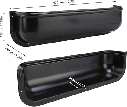 Diydeg RV Door Organizer, 450x100x115mm Wall Hanging Storage Bag, Door Seasoning Rack ABS Hanging Rack for Kitchen, Pantry, Cabinet, Side Door Storage Containers