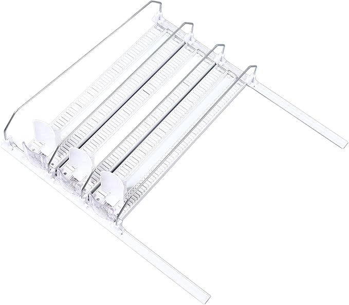 Adjustable Fridge Drink Dispenser Refrigerator Self Pushing Soda Can Organizer for Can (3Pcs)