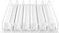 Zerodis 6Pcs Fridge Drink Organizer, Can Water Bottle Drink Dispenser Automatic Beverage Pusher Beverage Thruster Beer Supermarket Shelf Thrusters Convenience Store Freezer (White)