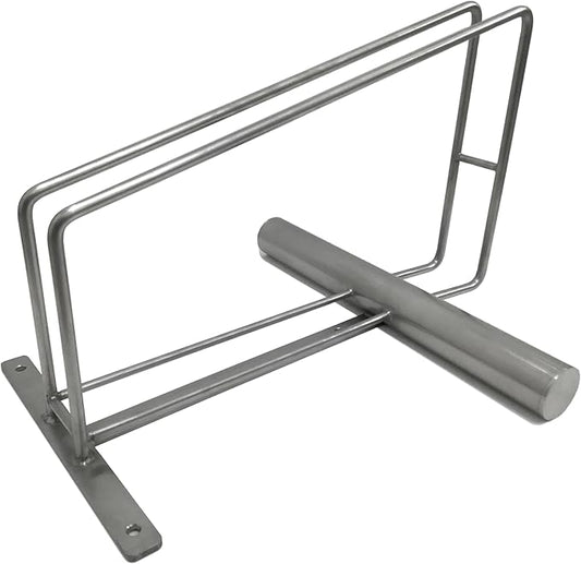 NAMOR Stainless steel bicycle stand, bike stand, bicycle parker, floor parker, bicycle holder, exhibition stand, suitable for 20 - 29 inches, rust-proof, handmade in Germany