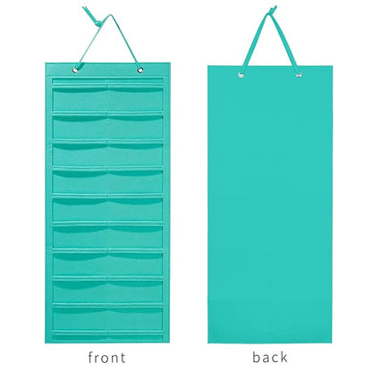 Large Claw Clip Organizer 10 Layer Hair Accessories Display Holder - Hair Claw Clips Display Stand Holder for Wall, Door, Closet (Mint Green-A)