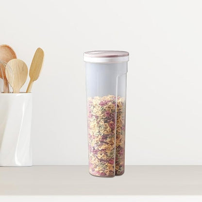 Kichvoe Reusable Pasta Container for Pantry Organization Airtight Noodle Storage Versatile Kitchen Grain Holder for Spaghetti Beans and Grains