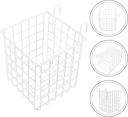 Cabilock 3pcs Wire Basket Iron Storage Rack Space-saving Hanging Basket Organizer for Kitchen Bathroom Pantry Design for Fruits Vegetables