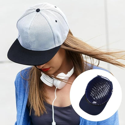 SUPERFINDINGS 16PCS Hat Shaper Inserts for Baseball Caps 7.48x7.67inch Plastic Clear Half Hat Stay Hat Shaper Hat Support Portable Baseball Cap Holder for Shop Living Room Display