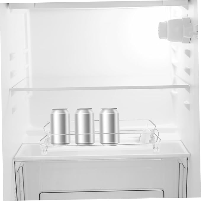 Fridge Organizer for Drinks Self-pushing Soda Can Dispenser for Refrigerators Capacity Beverage Storage for Pantry and Supermarket Displays Modern Design