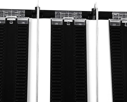Fridge Drink Dispenser: Adjustable Width, Rainproof Design, Self Pushing Soda Can Organizer, Ideal for Soda and Beer, Black (3Pcs)