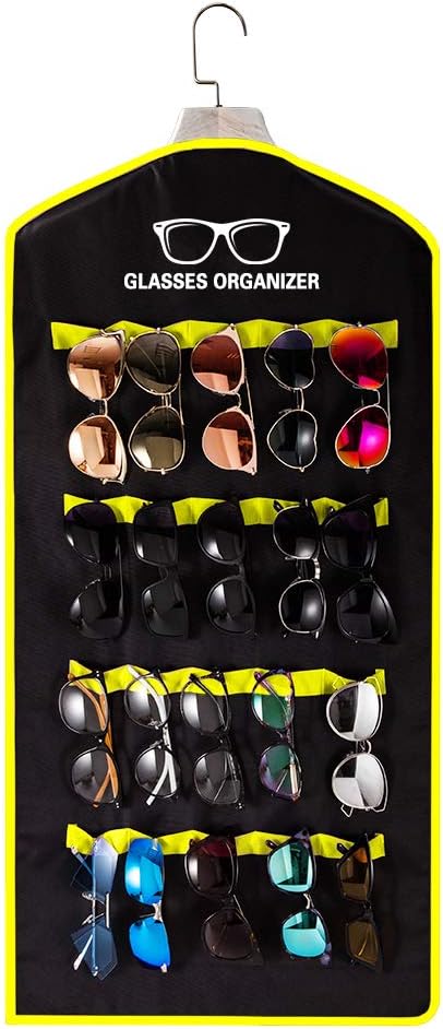 TRIUMPH VISION Wall Sunglasses Organizer Sun Glasses Storage - Hanging Glasses Display Eyewear Stand Eyeglasses Rack