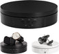 22 lbs Motorized Rotating Display Stand for Jewelry, 360 Degree, Automatic Mute Rotating Display Stand, Electronic Turntable with USB Charging Port for Display, Photography Products, Cupcakes, Toys