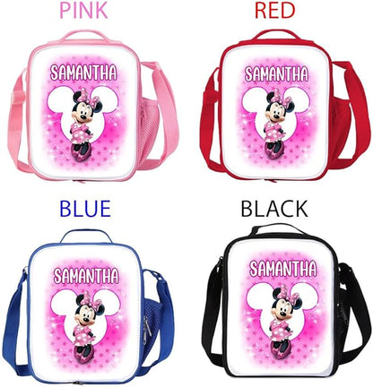 Personalized Insulated Lunch Bag with Strap – Thermal Food Carrier for Meals and Snacks TV Shows (MINIE)