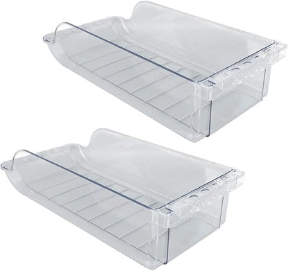 2PCS Canned Food Storage Container,Stretchable Large Capacity Soda Can Dispenser Automatic Drink Holder Canned Food Storage Box