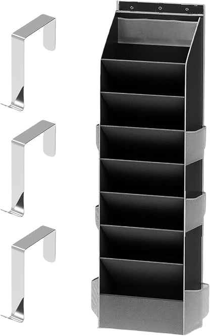 Over Door Shoe Organizer – 8 Tier Shoe Rack for 16–24 Pairs, Space Saving Hanging Holder with Strong Design, Closet & Entryway Shoe-Storage for Apartment Living | Utility Room, Dorm, RV, Bedroom