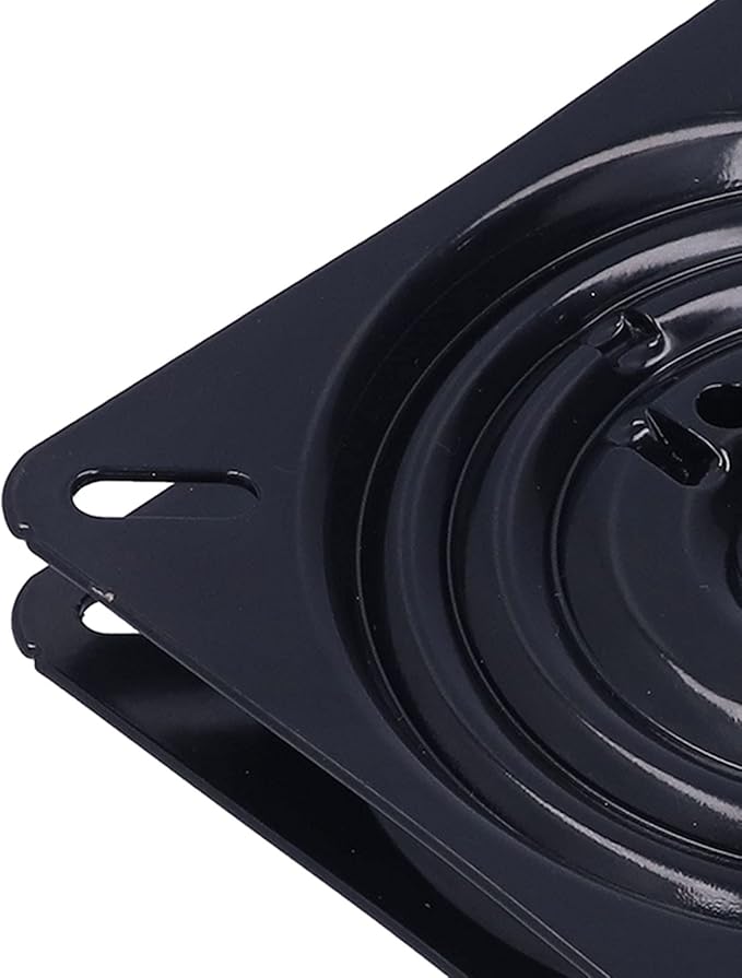 7" Lazy Susan Turntable Bar Stool Swivel Plate Automatic Rebound Stool Rotating Base Chair Turntable Base Lazy Susan Hardware for Home Bar Office Furniture Replacement