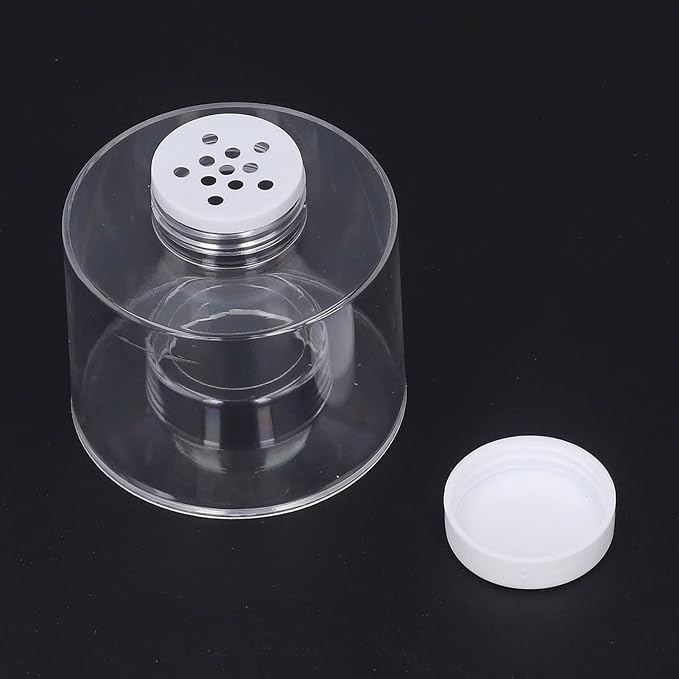 6 Pcs Stackable Tower Transparent Pot Seasoning Bottle Kitchen Storage