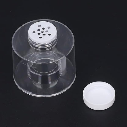 6 Pcs Stackable Tower Transparent Pot Seasoning Bottle Kitchen Storage