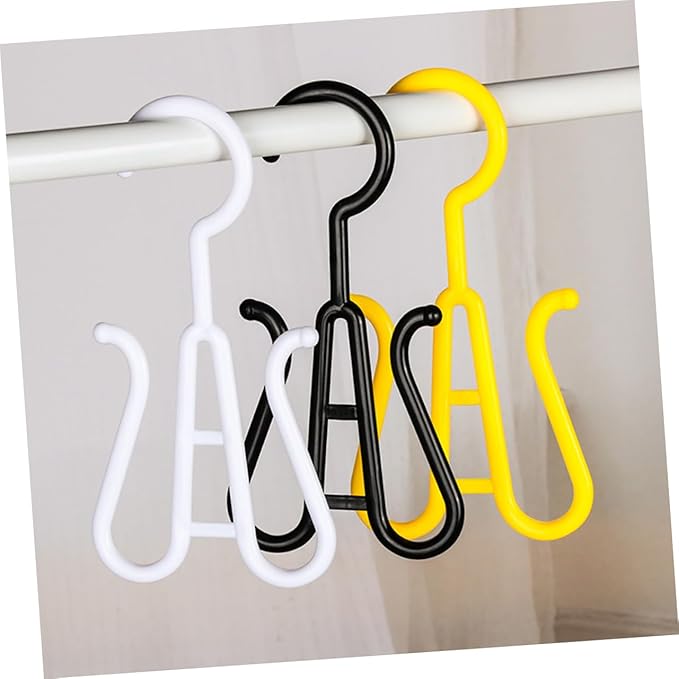 Garneck 4pcs Simple Sneaker Rack Shoes Display Hooks Thickened Plastic Hanger for Home