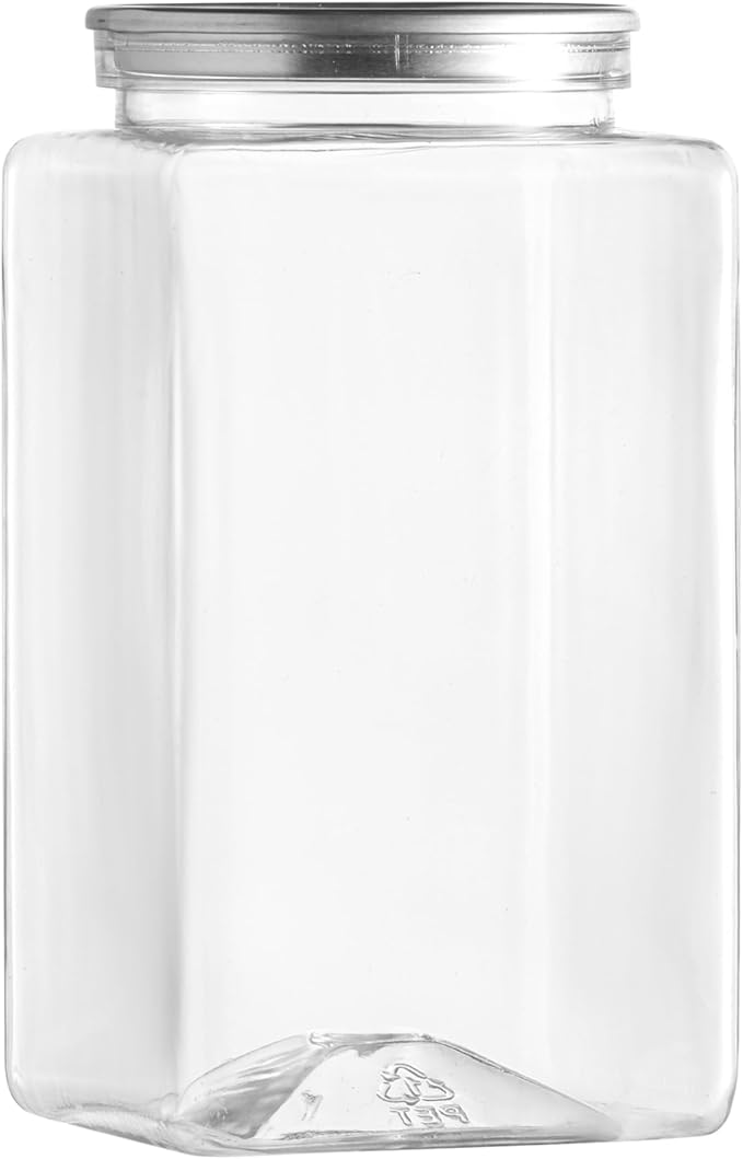 Hammont 200pk Plastic Juice Bottles with Caps – Sealable Smoothie, Boba, & Iced Coffee Cups – Reusable Clear Drink Containers – Compatible Automatic Cup Sealers (12 oz Square)