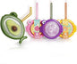 4-Piece Food Storage Containers Set – Avocado Saver, Onion Keeper, Silicone Kitchen Organizers for Fridge, Reusable & Fresh-Keeping Design