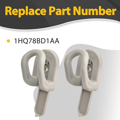 1HQ78BD1AA Interior Coat Hook Clothes Hanger for 2010-2024 Ram 1500/2500/ 3500/4500/ 5500 2Pcs
