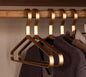 Premium Matte Gold Aluminum Coat Hangers 90 Piece Set, 16.5” Extra Smooth & Durable Metal Shirt Dress Hanger,Aluminum Alloy Hanger,Clothing Support,Clothing Hang