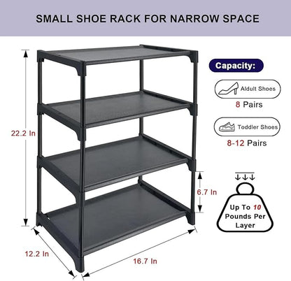 for Almacenamiento organizador de Zapatero de 4 niveles, Closet entryway Storage, Shoe Rack Organizer, BA-4LEVELS