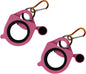 Zip Tie Holder Organizer Cable Tie Organizer Holder for Tool Belt Strong Efficient Solution for Electrician Zip Ties Holder Reusable Portable Safety (Pink, 2 Pack)
