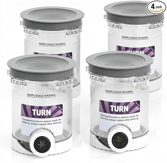 4 Pack Creami Swirl Pints and Lids for Ninja NC700 NC701 Series Accessory,16oz Creami Pint with Ice Cream Makers Compatible for Ninja Swirl Ice Cream & Soft Serve Makers BPA Free & Dishwasher Safe
