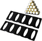 Ulalaza 2Pcs Bottle Stacking Mat Can Stacker Kitchen Cabinet and Fridge Storage Rack Wine Bottles Holder