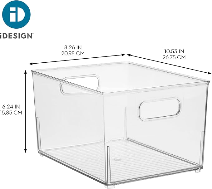 InterDesign iDesign RPET Bath Clear Bin