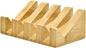 SUBEKYU Bamboo Soap Dish Self Draining Wooden Bar Soap Holder Soap Saver for Shower Slope Drainage Design with Waterproof Layer Wood Soap Dish for Bathroom and Kitchen,1P