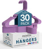 Utopia Home - Plastic Hangers 30 Pack - Space Saving Clothes Hanger - Durable and Strong Closet Organizers and Storage Makes It Ideal Stocking Stuffers or Apartment or Dorm Room Essentials (Pink)